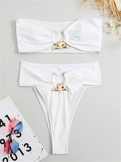 Sexy Bandeau Bikini Set