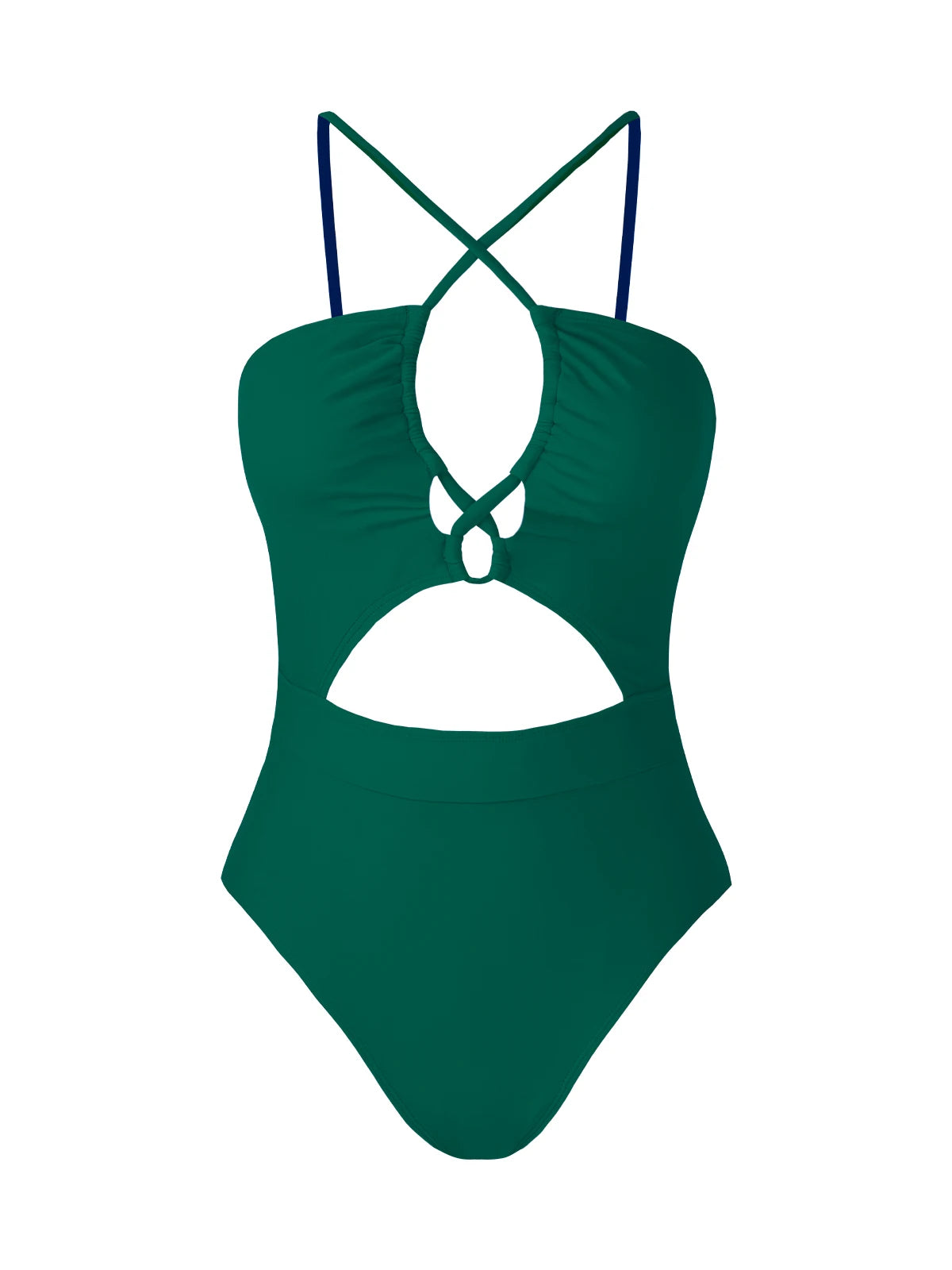 Cut Out One-Piece Backless Swimsuit