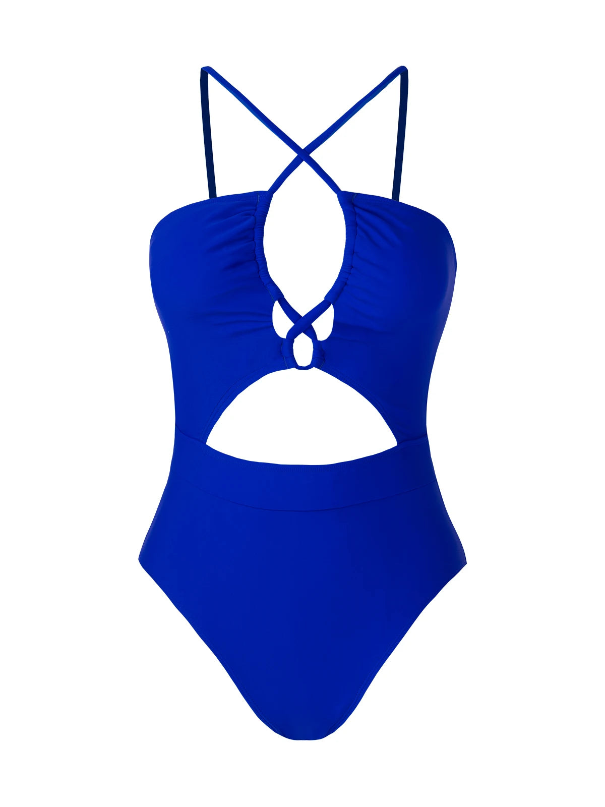 Cut Out One-Piece Backless Swimsuit