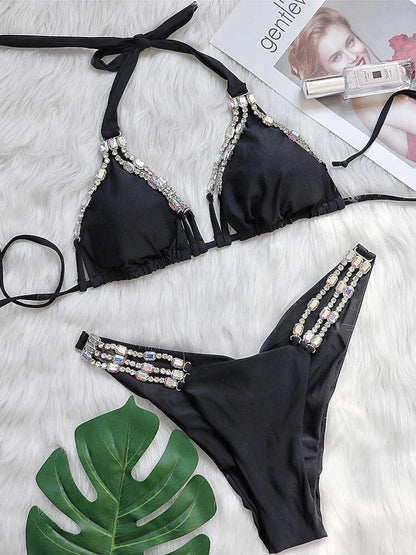 Shiny Crystal Diamond Bikini